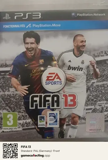 FIFA 13 PlayStation 3, Germany box front