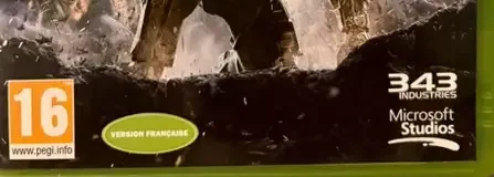 Halo 4, the PEGI square on its front