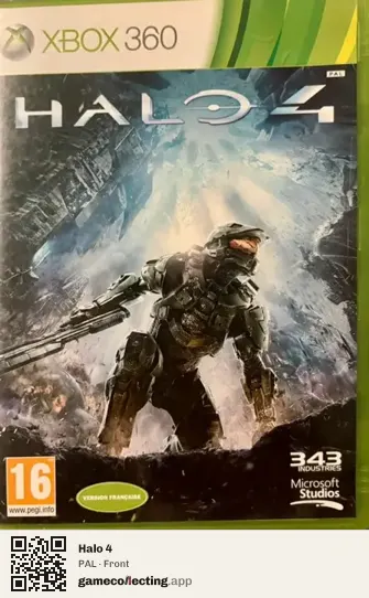 Halo 4 Xbox 360, PAL box front