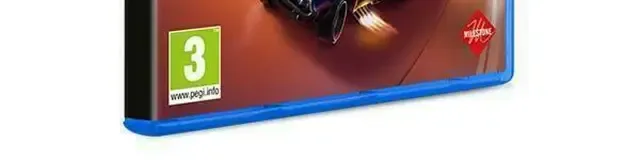 Hot Wheels Unleashed, the PEGI square on its front