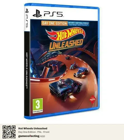 Hot Wheels Unleashed PlayStation 5, PAL box front
