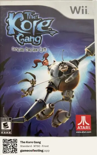 The Kore Gang Nintendo Wii, NTSC box front