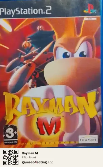 Rayman M PlayStation 2, PAL box front
