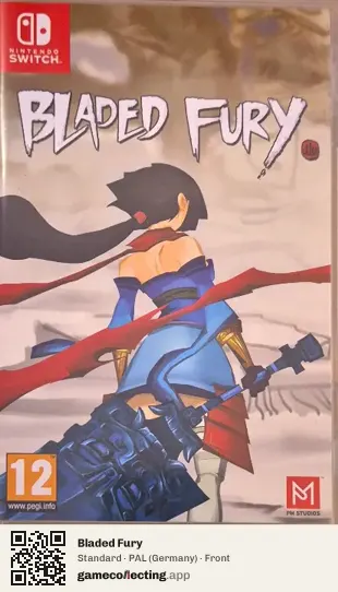 Bladed Fury Nintendo Switch, Germany box front