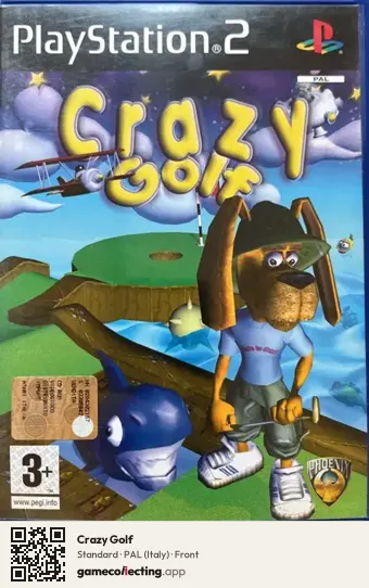 Crazy Golf PlayStation 2, Italy box front