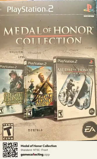 Medal of Honor Collection PlayStation 2, NTSC box front