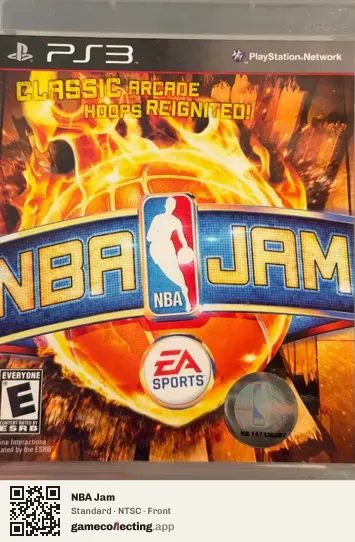 NBA Jam PlayStation 3, NTSC box front