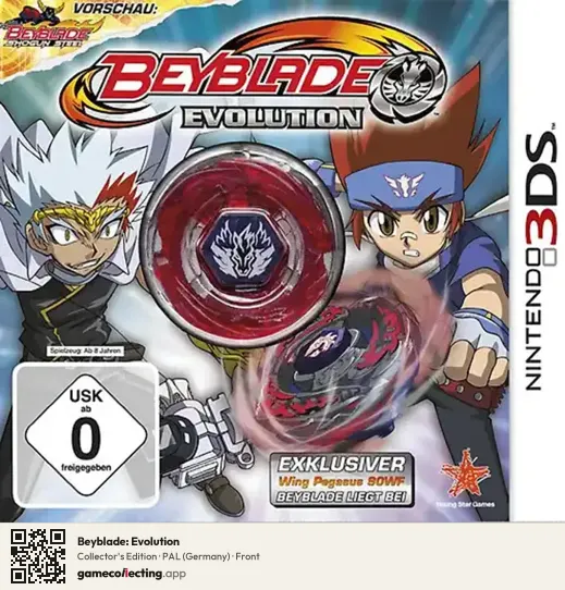 Beyblade: Evolution Nintendo 3DS, Germany box front