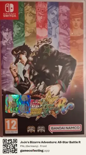 JoJo's Bizarre Adventure: All-Star Battle R Nintendo Switch, Germany box front