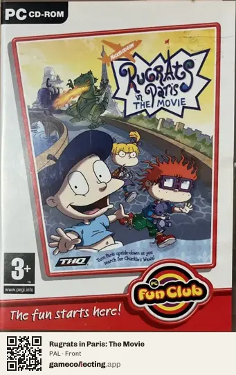 Rugrats in Paris: The Movie Computer, PAL box front