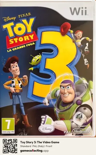 Toy Story 3: The Video Game Nintendo Wii, Italy box front