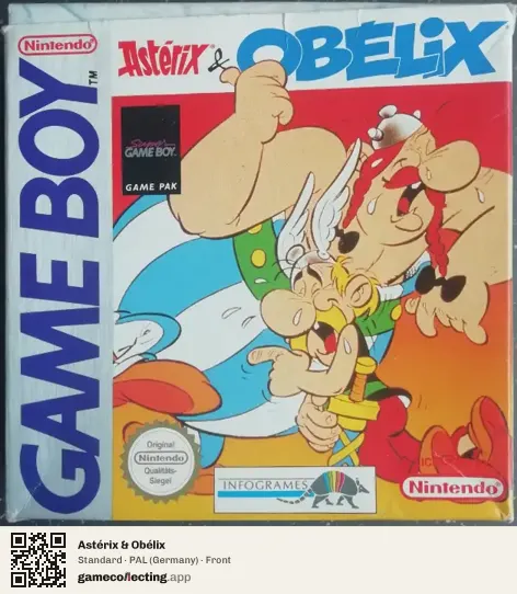 Astérix & Obélix Game Boy, Germany box front