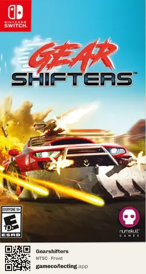 Gearshifters Nintendo Switch, NTSC box front