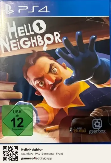 Hello Neighbor PlayStation 4, Germany box front