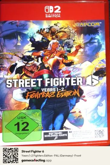 Street Fighter 6 Nintendo Switch 2, Germany box front