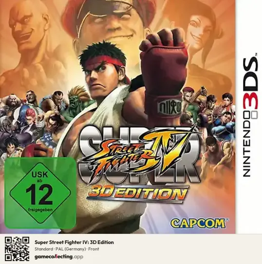 Super Street Fighter IV: 3D Edition Nintendo 3DS, Germany box front