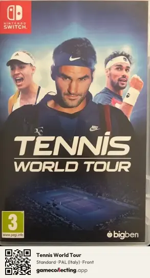 Tennis World Tour Nintendo Switch, Italy box front