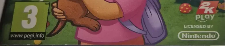 Dora the Explorer: Dora Puppy, the PEGI square on its front