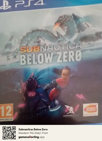 Subnautica: Below Zero PlayStation 4, Italy box front