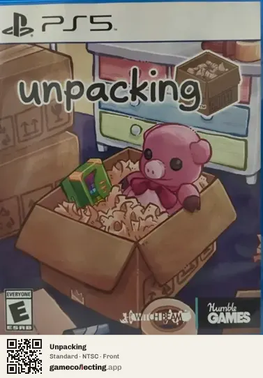 Unpacking PlayStation 5, NTSC box front