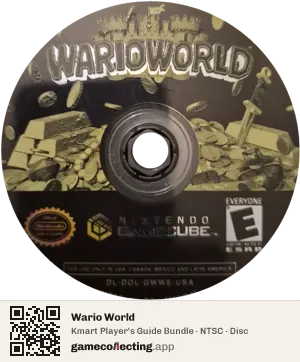 Wario World Nintendo GameCube, NTSC disc
