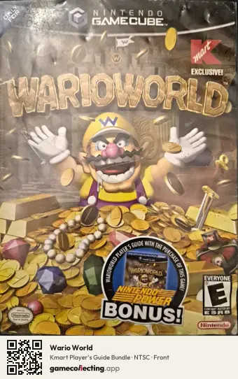 Wario World Nintendo GameCube, NTSC box front