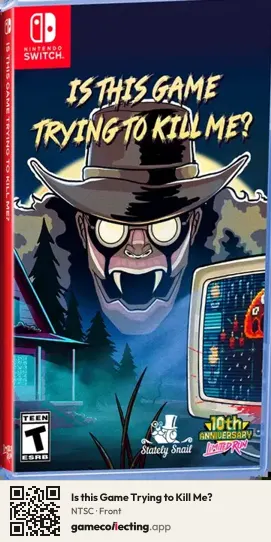Is this Game Trying to Kill Me? Nintendo Switch, NTSC box front