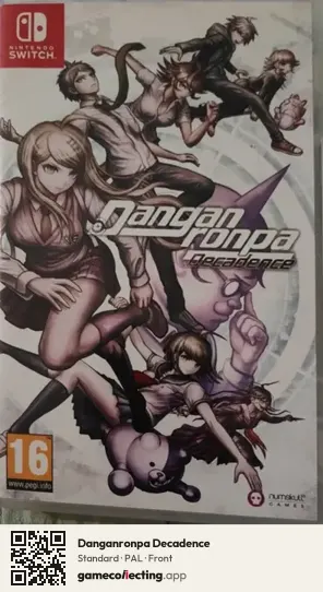Danganronpa Decadence Nintendo Switch, PAL box front