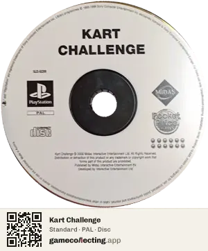 Kart Challenge PlayStation, PAL disc
