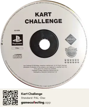 Kart Challenge PlayStation, PAL disc