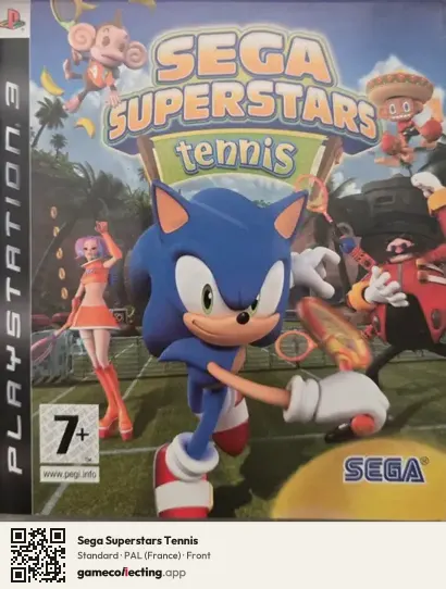 Sega Superstars Tennis PlayStation 3, France box front