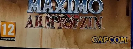Maximo vs. Army of Zin, the PEGI square on its front
