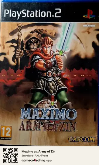 Maximo vs. Army of Zin PlayStation 2, PAL box front