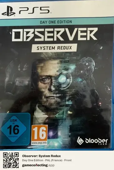 Observer: System Redux PlayStation 5, France box front