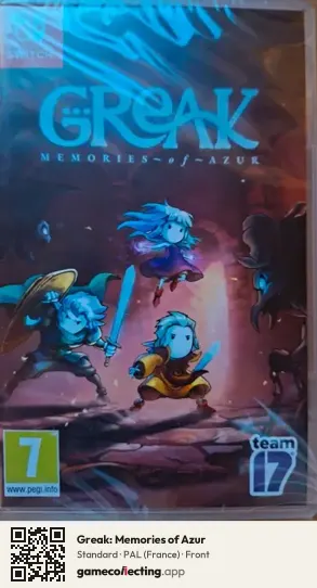 Greak: Memories of Azur Nintendo Switch, France box front
