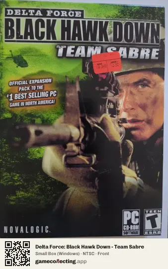 Delta Force: Black Hawk Down - Team Sabre Computer, NTSC box front