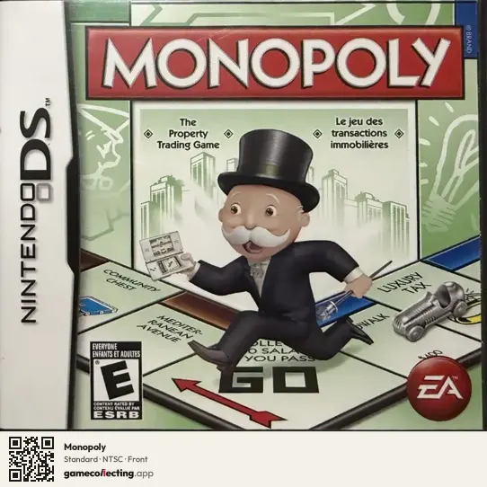 Monopoly Nintendo DS, NTSC box front