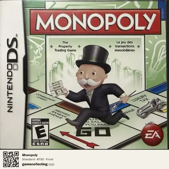 Monopoly Nintendo DS, NTSC box front