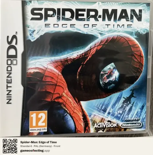 Spider-Man: Edge of Time Nintendo DS, Germany box front