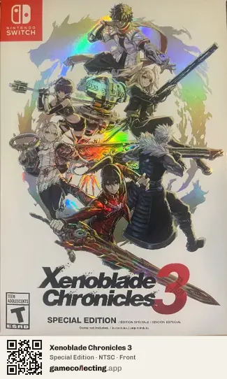 Xenoblade Chronicles 3 Nintendo Switch, NTSC box front