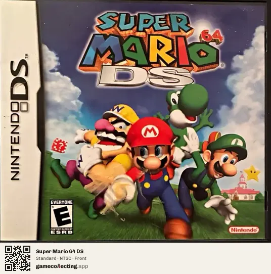 Super Mario 64 DS Nintendo DS, NTSC box front