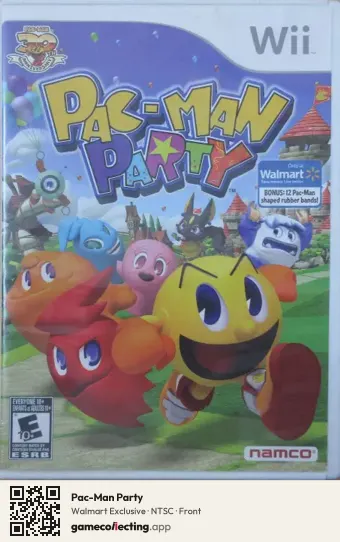 Pac-Man Party Nintendo Wii, NTSC box front