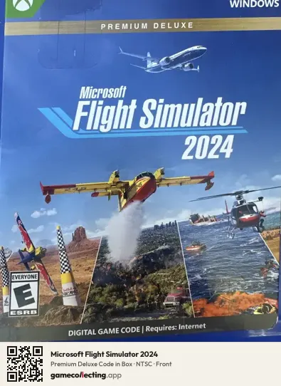 Microsoft Flight Simulator 2024 Xbox Series X, NTSC box front