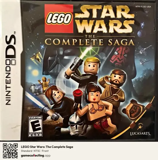 LEGO Star Wars: The Complete Saga Nintendo DS, NTSC box front