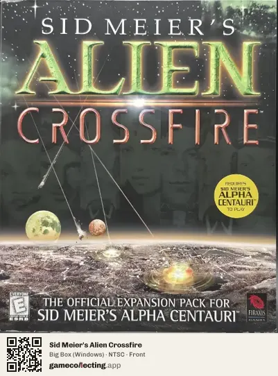 Sid Meier's Alien Crossfire Computer, NTSC box front