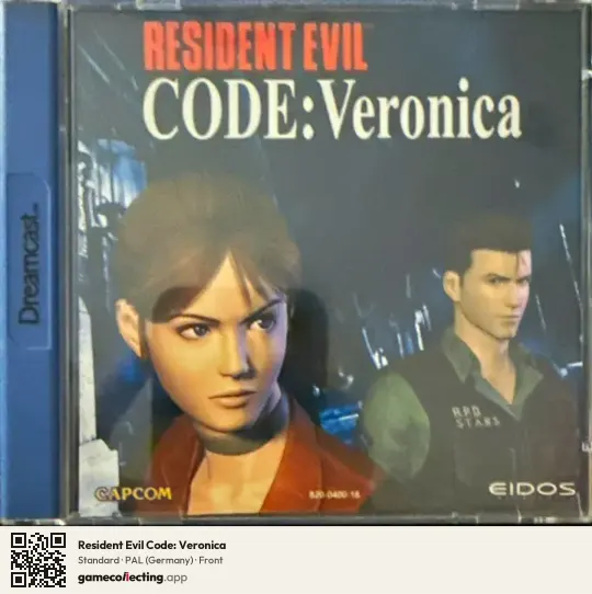 Resident Evil Code: Veronica Sega Dreamcast, Germany box front