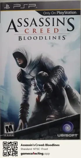 Assassin's Creed: Bloodlines PlayStation Portable, NTSC box front