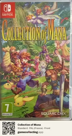 Collection of Mana Nintendo Switch, France box front