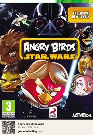 Angry Birds Star Wars Xbox 360, PAL box front