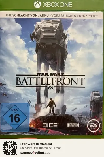 Star Wars Battlefront Xbox One, Germany box front